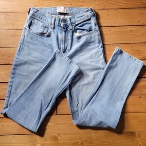 Everlane high rise straight 24 regular light wash